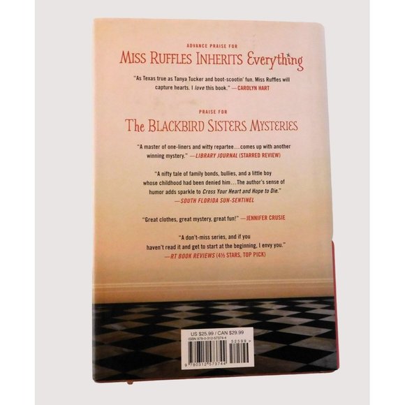 Miss Ruffles Inherits Everything A Mystery by Nancy Martin 1st Edition 2015 HBDJ - Picture 2 of 7